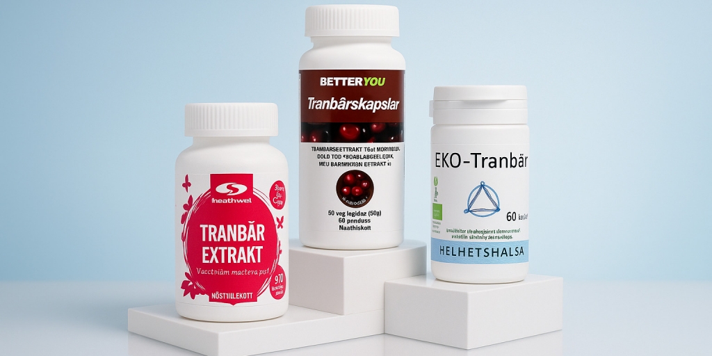 Testvinnarna från testet av Tranbärskapslar
