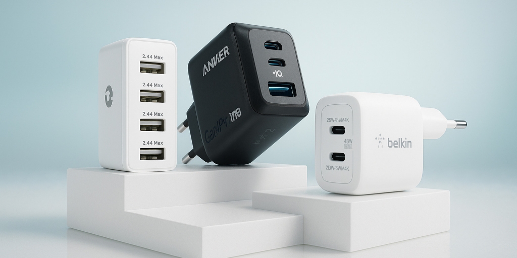 Testvinnarna från testet av USB-laddare