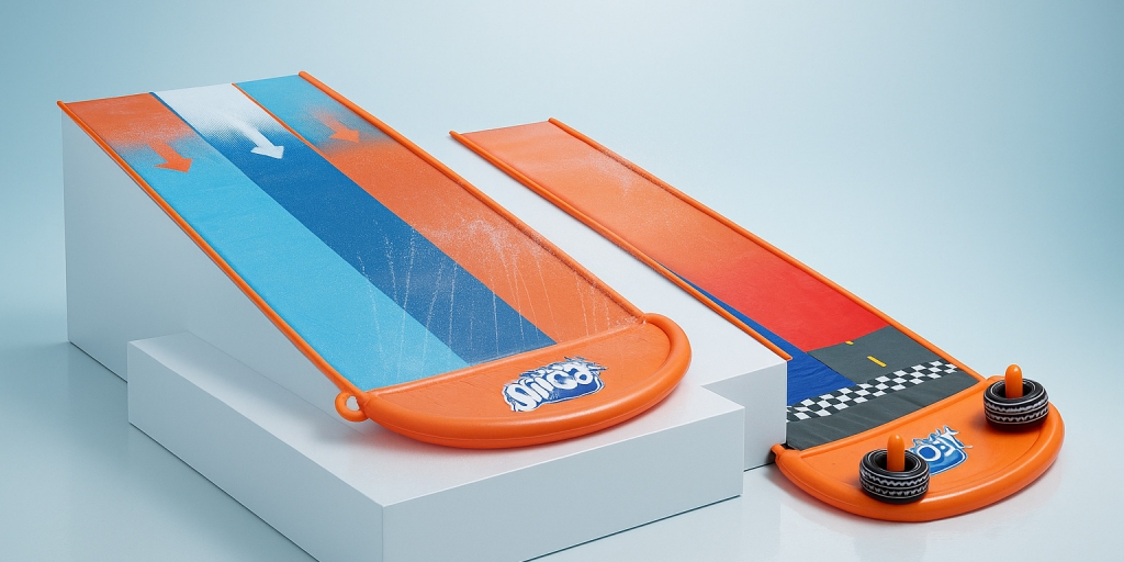 Testvinnarna från testet av Vattenglidbana