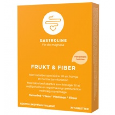 Gastroline Frukt Fiber 30 tabletter2