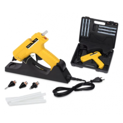 PowerPlus Uppladdningsbar limpistol 25 watt i koffert