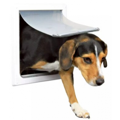 TRIXIE Hundlucka 2 vaegs S M 30x36 cm vit 3878