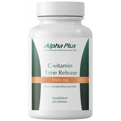 Alpha Plus C-vitamin Time Release 1000 mg 60 tabletter