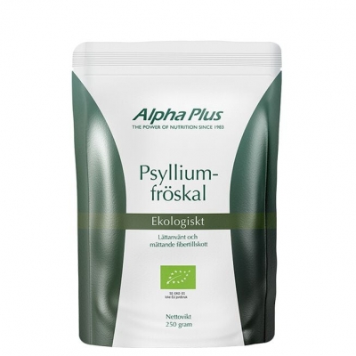 Alpha Plus Psylliumfröskal EKO 250 g