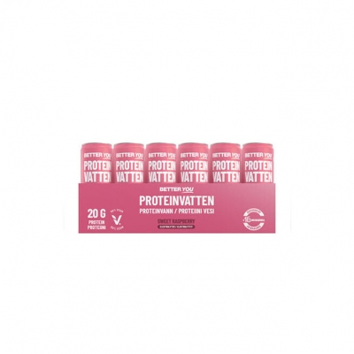 Better You 24 x Proteinvatten Elektrolyter 330 ml Hallon