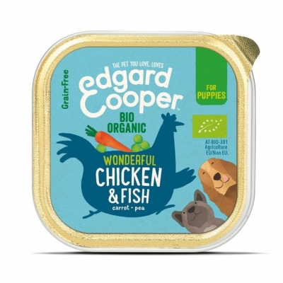 Edgard & Cooper Puppy Organic Chicken & Fish 100 g