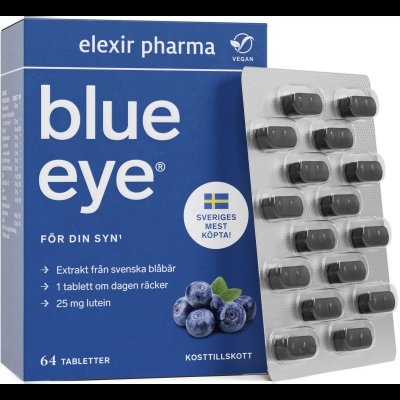 Elexir Pharma Blue Eye® 64 tabletter