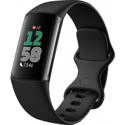 Fitbit Charge 6 / Obsidian Band / Black Aluminum Case