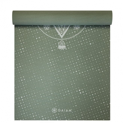 Gaiam Yogamatta 5mm Celestial Green