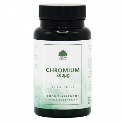 G&G Vitamins Krom 200MCG 60 kapslar
