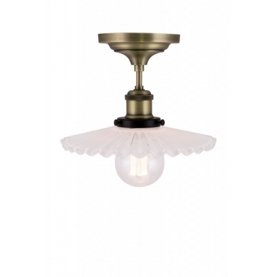 Globen Lighting Cobbler plafond 25 (vitt glas)