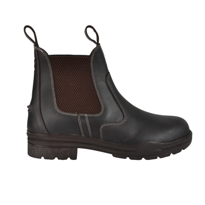 Hansbo Sport jodhpurs läder m stålhätta Brun