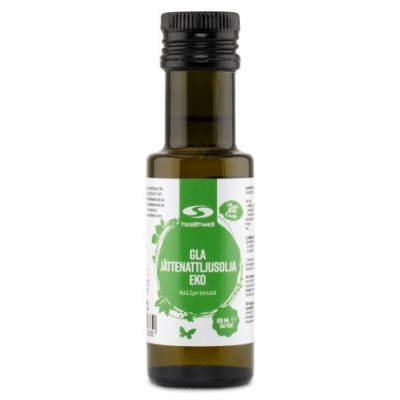 healthwell gla jattenattljusolja eko 64976 x2