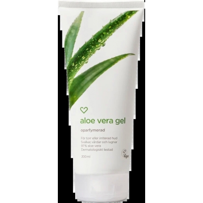 Hjärtats Aloe Vera gel Oparfymerad 200 ml