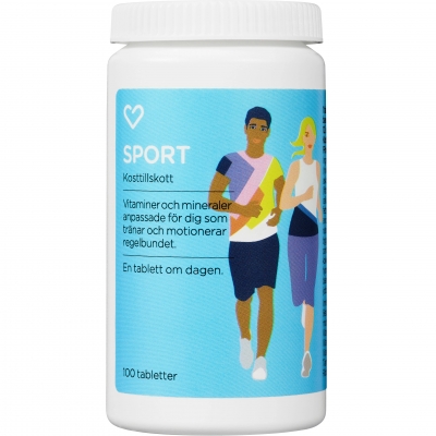 Hjärtats Multivitamin Sport 100 st
