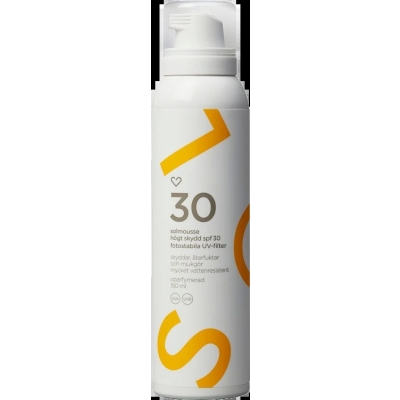 Hjärtats Solmousse SPF30 Oparfymerad 150 ml