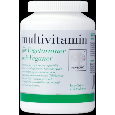 New Nordic Multivitamin för Vegetarianer & Veganer 120 st
