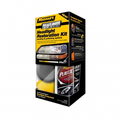Poleringssats strålkastare Meguiars HD Headlight Restoration Kit