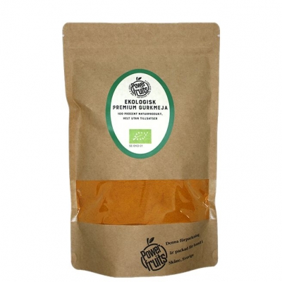 Powerfruits Ekologisk Gurkmeja Premium 500 g                                                                     Gurkmeja