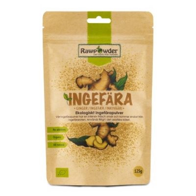 RawPowder Ingefära Pulver