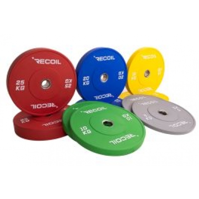 Recoil Bumper Plates Gummi i Färg Pro