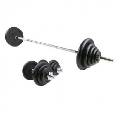 Skivstångsset 64kg - (25mm)