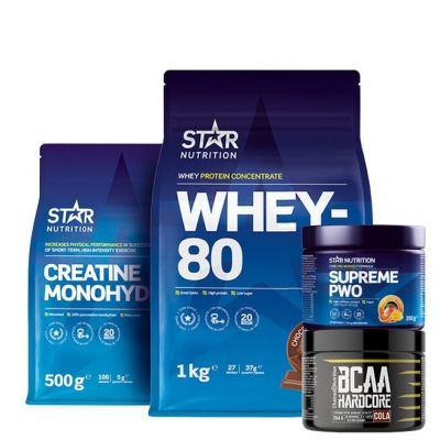 Star Nutrition Bygga muskler-paketet