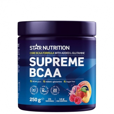 Star Nutrition Supreme BCAA Pulver 250 g                                                                     Rasberry Peach