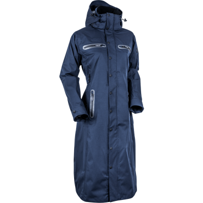 Uhip Trench Long Coat - Uhip Navy - Fraktfritt