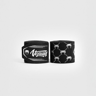 Venum Monogram Handwraps 4 m Svart Vit