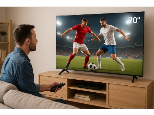 Användning 70 tums TV