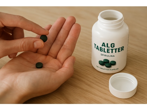 Användning Algtabletter