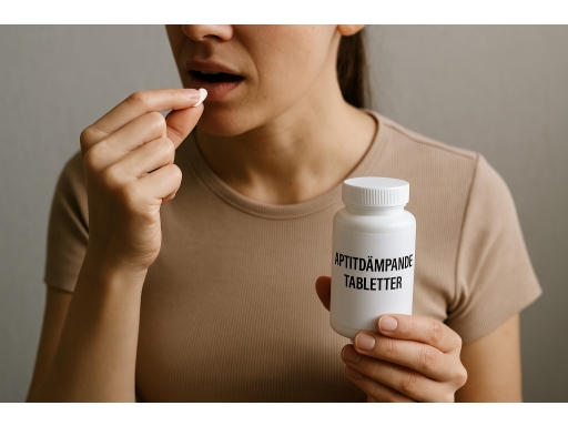 Användning Aptitdämpande tabletter