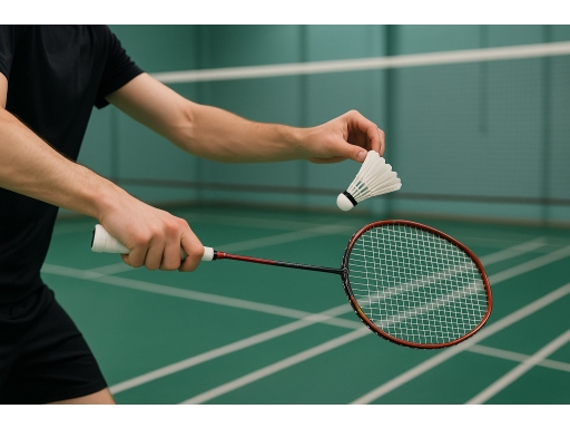 Användning Badmintonracket