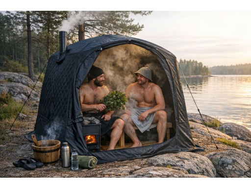 Användning Bastutält