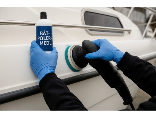 Användning Båtpolermedel