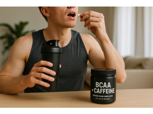 Användning BCAA med koffein