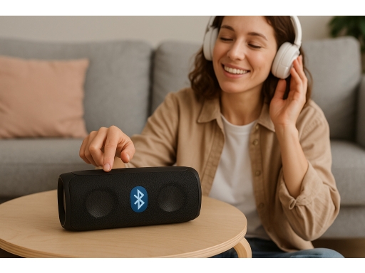 Användning Bluetooth högtalare