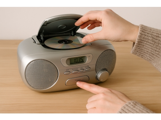 Användning cd-spelare med radio