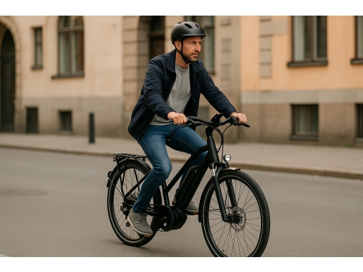 Användning Elcykel herr