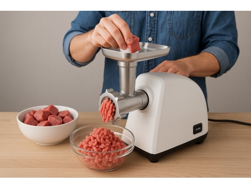 Användning Elektrisk köttkvarn