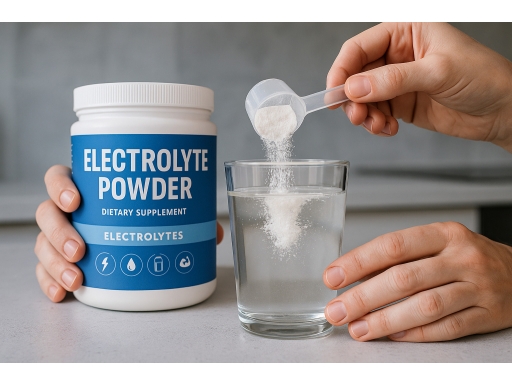 Användning Elektrolytpulver