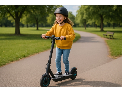 Användning Elscooter för barn