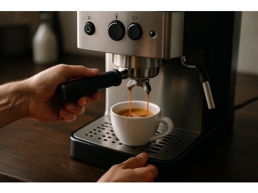 Användning Espressomaskin