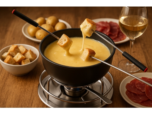 Användning Fondueset