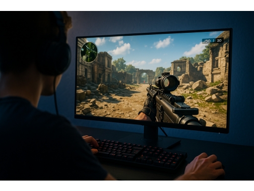 Användning Gamingskärm