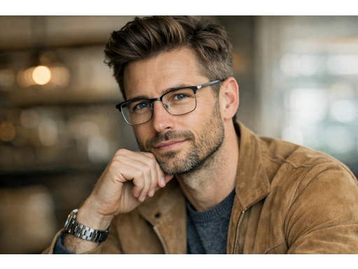 Användning Glasögon Herr