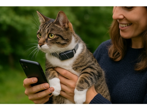 Användning GPS Katt