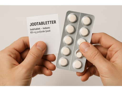 Användning Jodtabletter