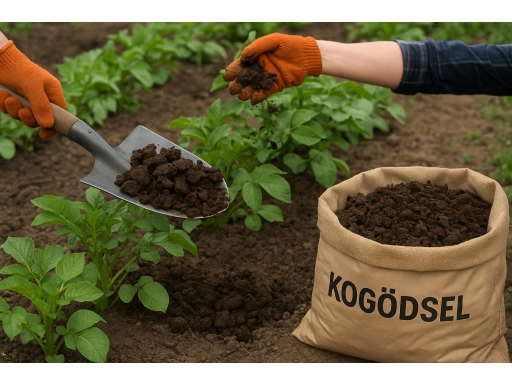 Användning Kogödsel